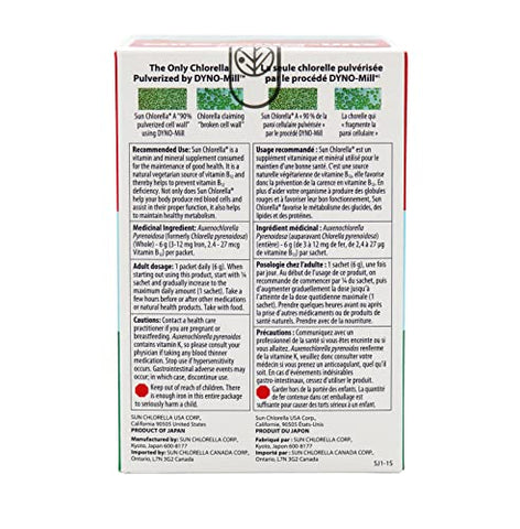 Pó Alga Verde Superalimento Suporta Bem-Estar do Corpo Inteiro, Defesa Imunológica e Saúde Intestinal | 100g - Sun Chlorella