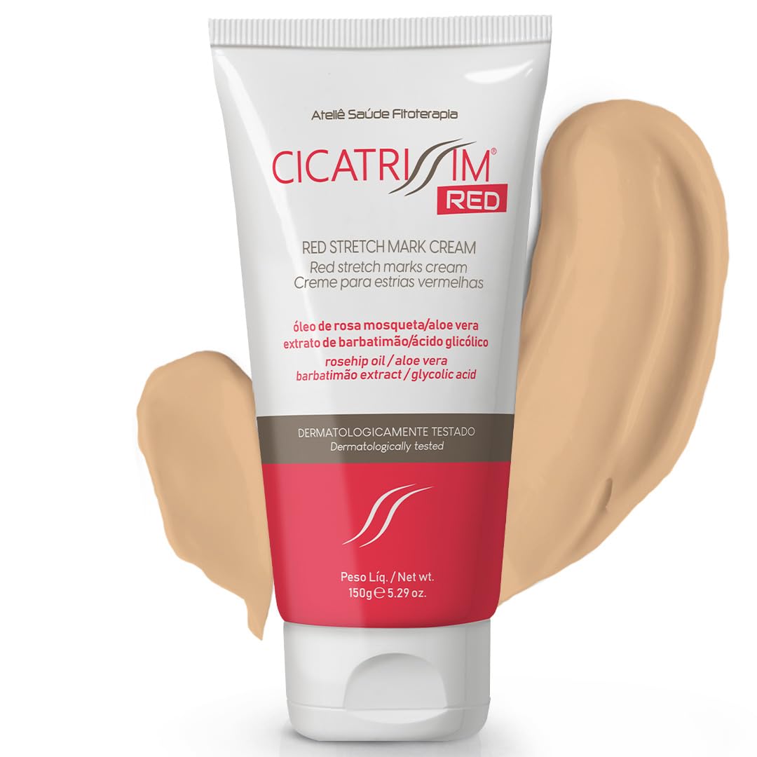 Red – Fórmula Inovadora para Remoção de Estrias Vermelhas e Roxas – Ingredientes Naturais Poderosos da Flora Brasileira – Para Todos os Tipos de Pele - Cicatrissim