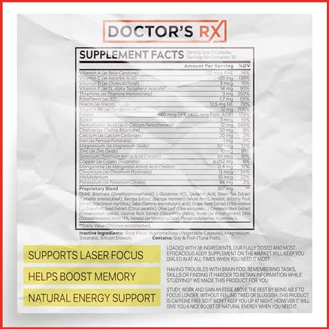 EPN Supplements - ADDY Extreme | Melhor Alternativa ao Adderall em Comprimidos para Máximo Foco e Memória Aprimorada | Marca ADDY Extreme