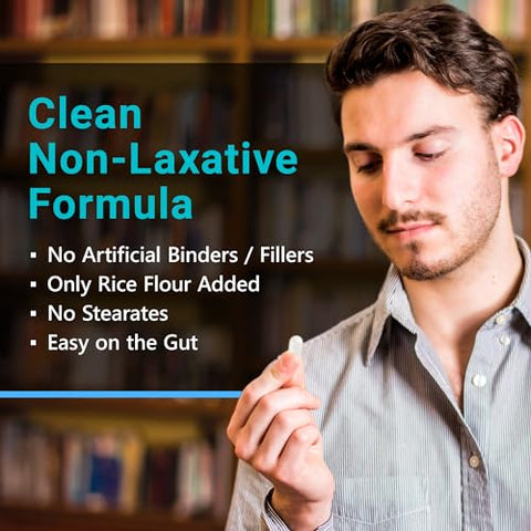 MyoActivo - Complexo de Magnésio 5 em 1 – Alta Absorção – Glicinato, Malato, Citrato e Taurato de Magnésio Quelado