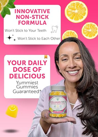 Gomas de Colágeno com Biotina para Homens – Feitas nos EUA - Lunakai