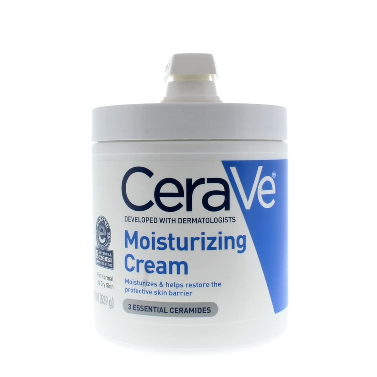 CeraVe - Cerave Creme Hidratante com Ácido Hialurônico, 532ml com Bomba (2 Pacotes)