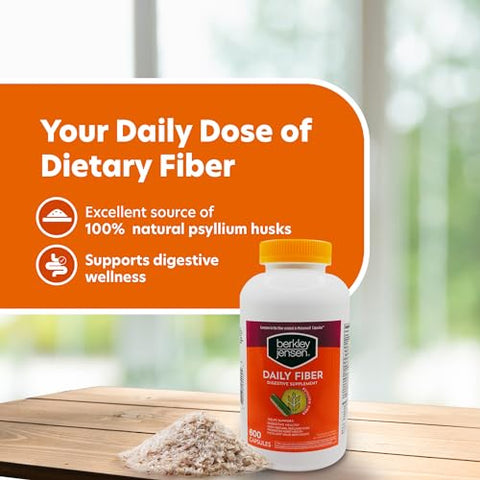 berkley jensen - Berkley Jensen Psyllium Husk 600 Cápsulas – Fibra Natural para Homens