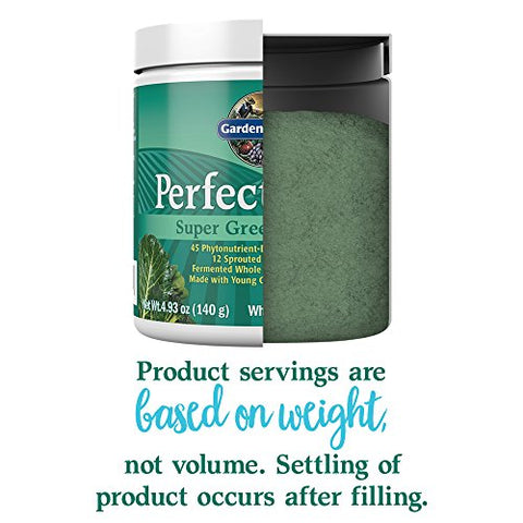 Pó Alimentar de Vegetais Integrais Perfect Food Green Superfood, 4,93 Ounce (139,6 g) - Garden of Life