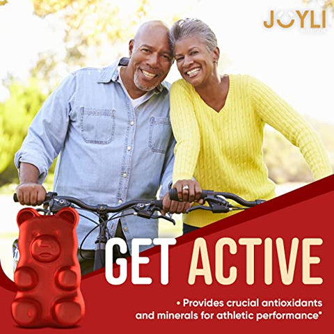 JOYLI Nutrition - JOYLI Gomas de Quercetina – Quercetina com Bromelina Zinco Vitamina C | 60 gomas