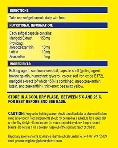 MacuShield - Suplemento para os Olhos 90 Cápsulas One-a-Day – Marca em Destaque