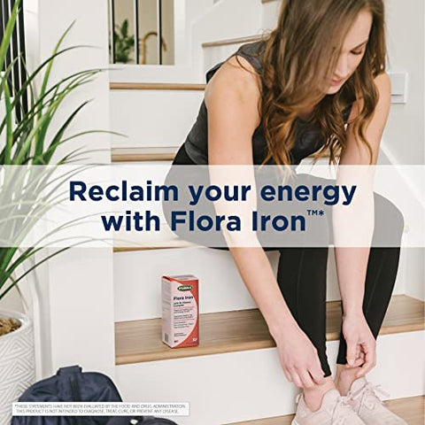 Iron com Complexo de Vitaminas B – Mantém Níveis Saudáveis de Ferro – Não Causa Constipação, Altamente Absorvível – Vitamina-B - Flora