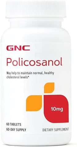 Policosanol 10 mg – 60 Comprimidos | Suplemento para Saúde Cardiovascular - GNC