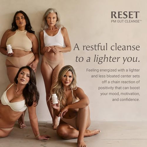 Reset – Auxílio Digestivo Noturno, Alívio de Inchaço – Marca Paulina - Paulina FITNESS