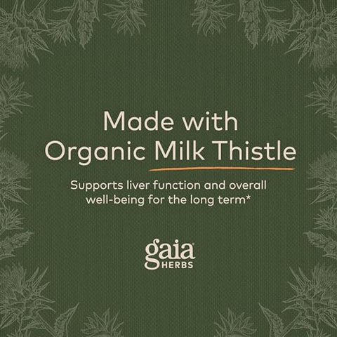 Milk Thistle – Suplemento para o Fígado – 60 cápsulas – 500mg - Gaia Herbs