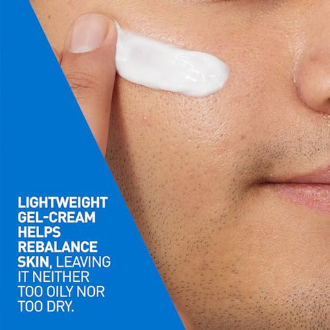 Gel-Creme Hidratante Oil Control | Pele Oleosa | Niacinamida, Ácido Hialurônico | 50g - CeraVe