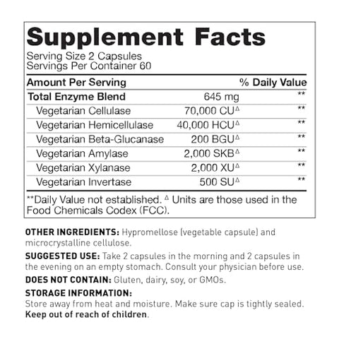 Candifense Candida Cleanse – Suplemento Anti Overgrowth e Levedura – Enzimas à Base de Plantas Livres de Ervas – Suporta a Digestão - Amy Myers MD