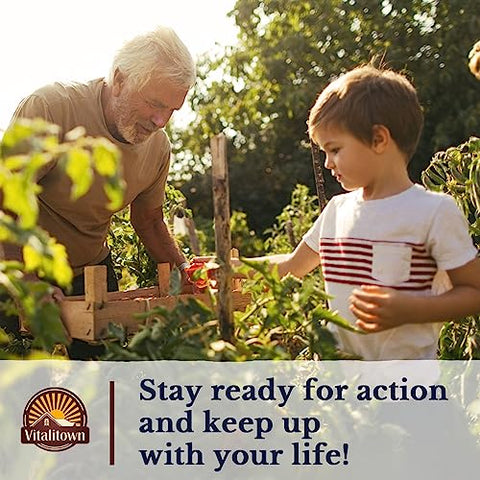 Glucosamina Condroitina MSM | Colágeno, Boswellia, Cúrcuma, Ácido Hialurônico, Bromelina | Fórmula Tripla de Ação para as Articulações | 12 Ingredientes Amorosos para as Articulações | 90 Comprimidos, Sem - VITALITOWN