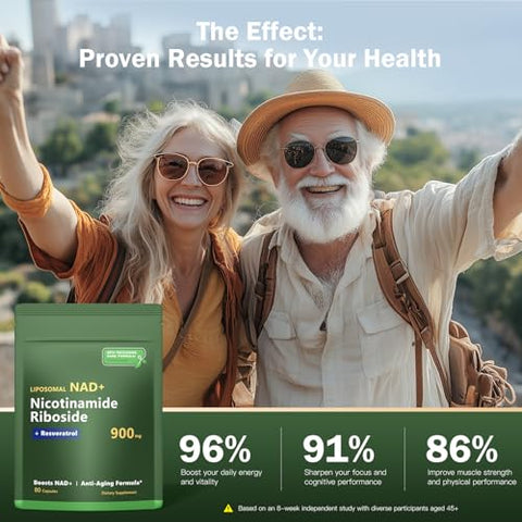 NAD 900MG – Nicotinamida Riboside, Resveratrol Lipossomal, Quercetina – MNM Resveratrol para Vitalidade - Gorani