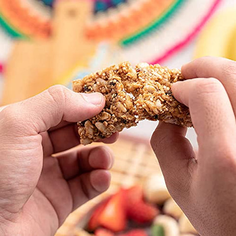 Everglobe - Wipala Barras de Proteína – Variedade: Feitas com Quinoa e Lupino Andino, Vegano, Sem Nozes, Sem Glúten, Não-OGM, 12 Unidades