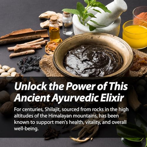 Essentials Cápsulas de Shilajit – 500mg, Padronizado para 50% de Ácidos Fúlvicos, Himalaia, Shilajit Puro para Homens, 60 Cápsulas - Nugenix