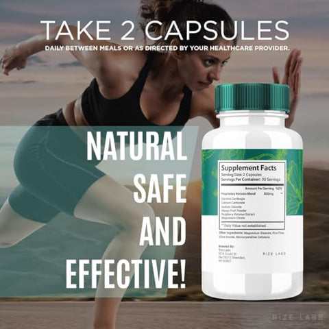 rize labs - (2 Pacotes) Puravive – Cápsulas de Emagrecimento, Método de Arroz Exótico Puravive, Detox Natural – Marca Puravive