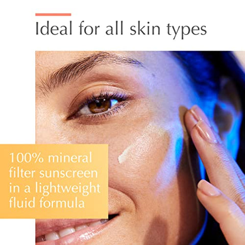 Eau Thermale Avène Solaire Fluid Mineral FPS 50 – Não Branqueador – Antioxidante 50ml