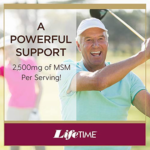 LIFETIME - 100% Puro MSM em Pó | Suporte para Articulações Saudáveis | MSM em Pó | 100g