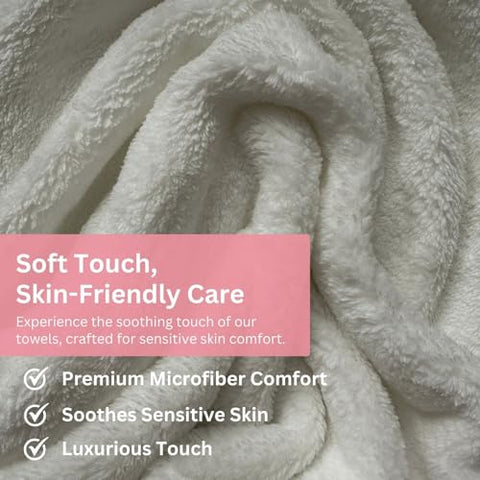 Efforest - Toalhas Faciais para Esteticistas Macias, Toalhas de Spa para Rosto, Toalhas de Massagem para Spa, Toalhas Faciais para Rosto, Equipamento Profissional para Esteticistas, Toalhas Faciais de Microfibra (Pacote Branco)