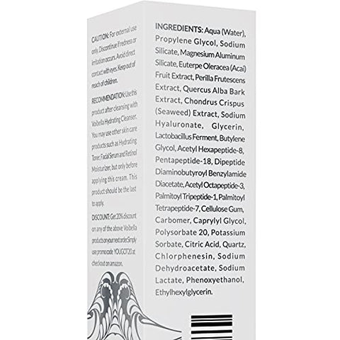 VOIBELLA BEAUTY - Creme Instantâneo para Levantamento Facial – Melhor Aperto para Olhos, Pescoço e Rosto – 50g