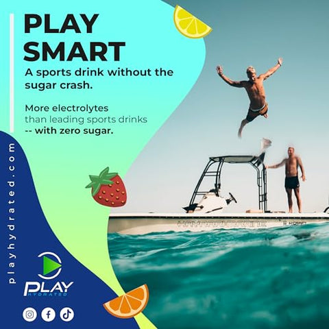 Play Hydrated - Tabletes de Eletrólitos Naturais – Marca do Produto – 100g