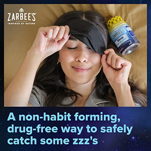 Zarbee's - Zarbee’s Melatonin Gummies 3mg – Suplemento para Dormir Tranquilamente, Sabor Natural de Frutas Variadas, Adultos Acima de 12 Anos, 60 Unidades