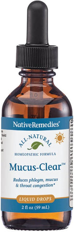 Native Remedies - NativeRemedies Mucus-Clear: Alívio Natural da Congestão Nasal e Excesso de Muco | 30ml