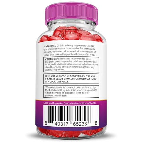 Justified Laboratories - (3 Pacotes) Gomas Ripped Results Keto ACV Avançada Fórmula 1000MG Gomas Ripped Results Keto Apple Cider Vinegar Formuladas com Pó de Romã e Beterraba B12 Vegano Não GMO