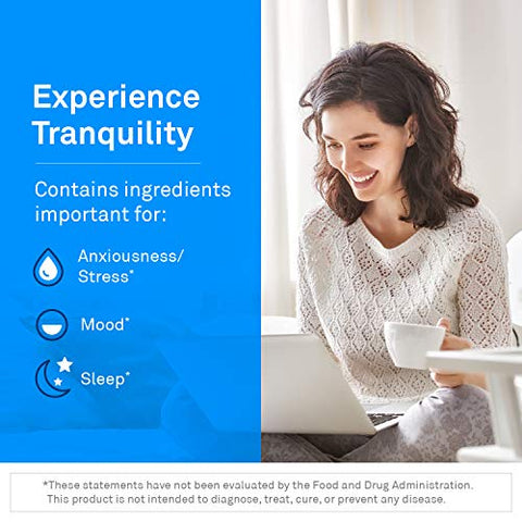 TravaGen – Complexo de Suporte ao Humor com L-Triptofano e Complexo B12, Suplemento Neurotransmissor de Serotonina e GABA (120 Cápsulas) - NeuroScience