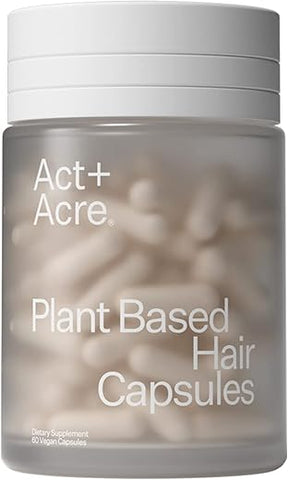 ACT+ ACRE - ACT ACRE Cápsulas para Cabelos Grossos e Volumosos – Vitaminas à Base de Plantas – Extratos de Bambu e Cavalinha – Promove Cabelos Mais Espessos e com Aparência Mais Cheia – Espessura e Força