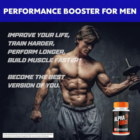 Vytax - Alpha Force Capsules – Fórmula Avançada, Máximo Desempenho e Suplemento Natural (5 Pacotes)