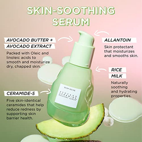 Serum de Rosto Hidratante com Ceramida de Abacate – Mulheres - Glow Recipe