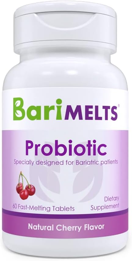Probiótico – 2 Meses de Fornecimento (60 Comprimidos de Dissolução Rápida) – Probióticos Pós-Operatórios para Saúde Digestiva - BariMelts