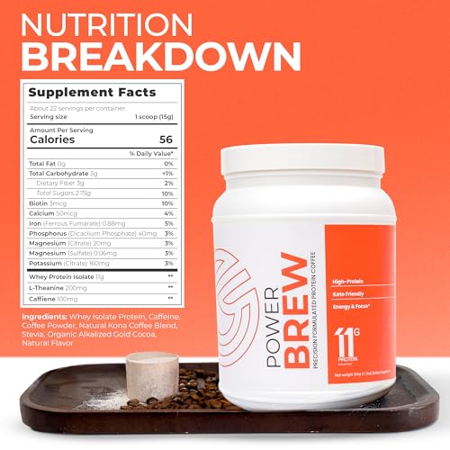 Café com Teanina – Whey Isolado de Alta Proteína para Aumentar o Foco – 500g - Tuff Genius