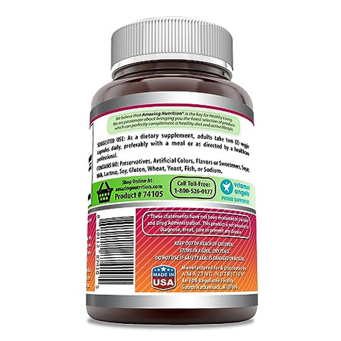 Amazing Nutrition - Amazing Formulas Echinacea | 1300 Mg Por Porção | 360 Cápsulas Vegetais | Livre de Transgênicos | Sem Glúten | Fabricado nos EUA