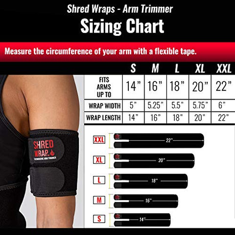 Shred Wraps para Braços – Termogênicos para Emagrecimento – Faixas Premium que Queimam Gordura com Tecnologia Redutora – Modelador e Tonificador de Braços - Iron Bull Strength