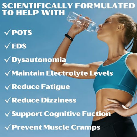 Graxcell - Tabletes de Cloreto de Sódio 1g | Pílulas de Sal Eletrólito para Síndrome de POTS e Suporte à Disautonomia | Reidratação Rápida, Ingredientes Naturais | (15,4g) | 1000 Unidades | Fabricado nos EUA
