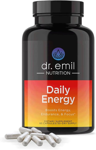 Suplemento Diário de Energia Sem Açúcar com 160mg de Cafeína por Porção – Estimulante Energético - DR. EMIL NUTRITION