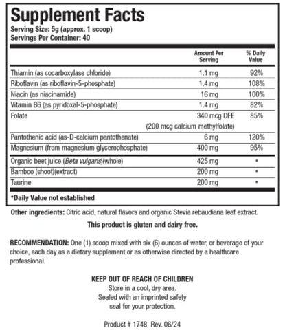 Acti Mag Plus: Fórmula de Magnésio em Pó Altamente Bioabsorvível, 4mg Mg/Porção, Otimiza Resposta ao Estresse, Promove Relaxamento, Níveis de Energia Saudáveis, Muscular - Biotics Research