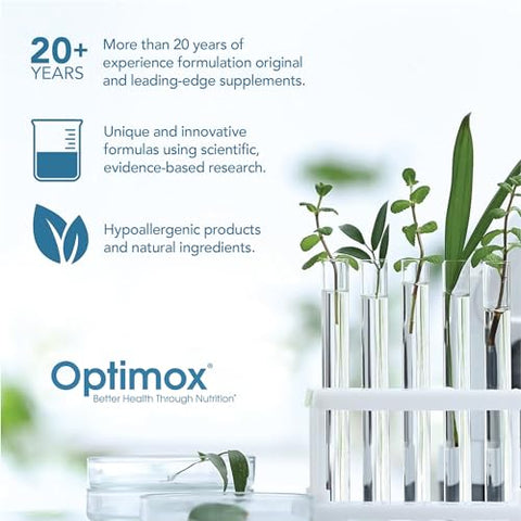 Optimox - Iodoral 6.25 mg – Suplemento de Iodo para Suporte da Tireoide, Comprimidos de Iodeto de Potássio, Solução de Lugol, Vitaminas e Minerais Diários, Comprimidos de Iodo de Alta Potência – 90 Comprimidos 1-Pack