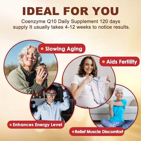 Quinovit - CoQ10 200mg Softgels com Vitamina E – Potencialize sua saúde com a marca líder em CoQ10