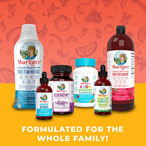 MaryRuth Organics - Gomas de Vitamina D3 B12 Mary Ruth’s | Orgânicas USDA | 2 Meses de Suprimento | Vitamina D