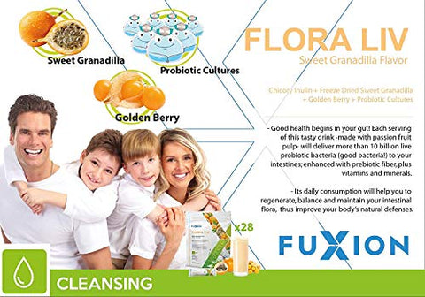 Kaxilu - FuXion Health Products: Flora Liv – 28 Sticks | Saúde e Bem-Estar | 28 Sticks | Flora Liv | Fórmula Natural | Energia e Vitalidade | Aumente sua Imunidade | 28 Sticks | FuXion