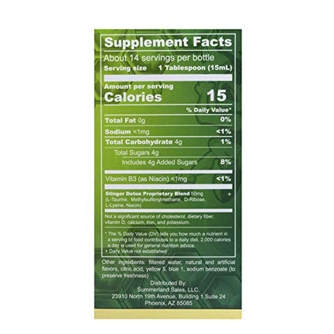 5X 7-Dias Extra Forte Bebida Permanente – Sabor Limão – 240 ml - Stinger Detox