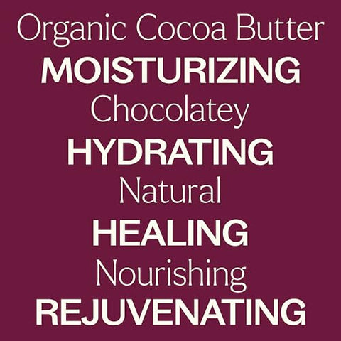 Cocoa Butter Organic Plant Therapy Raw, Certificado USDA, 16 oz Frasco Para Corpo e Rosto