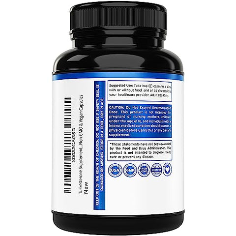 DORADO NUTRITION - Turkesterone 500mg (120 Cápsulas) – Resistência, Energia, Performance Atlética