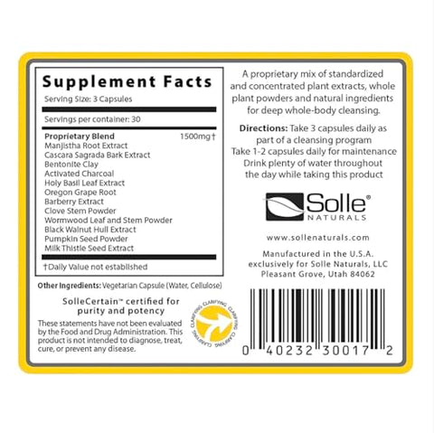 Solle Naturals - AmiTox DC (90) – Detox Poderoso para uma Vida Saudável | 90 cápsulas | Marca AmiTox