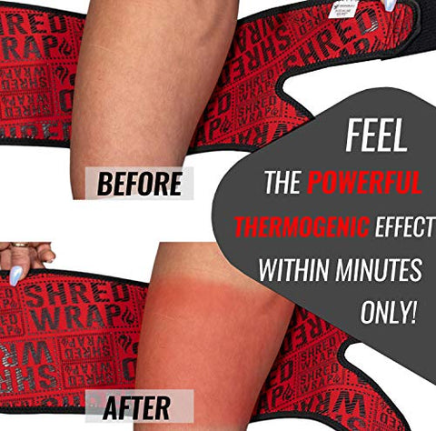 Shred Wraps para Braços – Termogênicos para Emagrecimento – Faixas Premium que Queimam Gordura com Tecnologia Redutora – Modelador e Tonificador de Braços - Iron Bull Strength