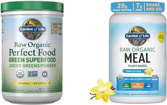 Super Greens em Pó – Smoothie Verde com Nutrientes Essenciais | 100% Natural e Rico em Vitaminas | Marca Líder em Saúde e Bem-Estar - Garden of Life